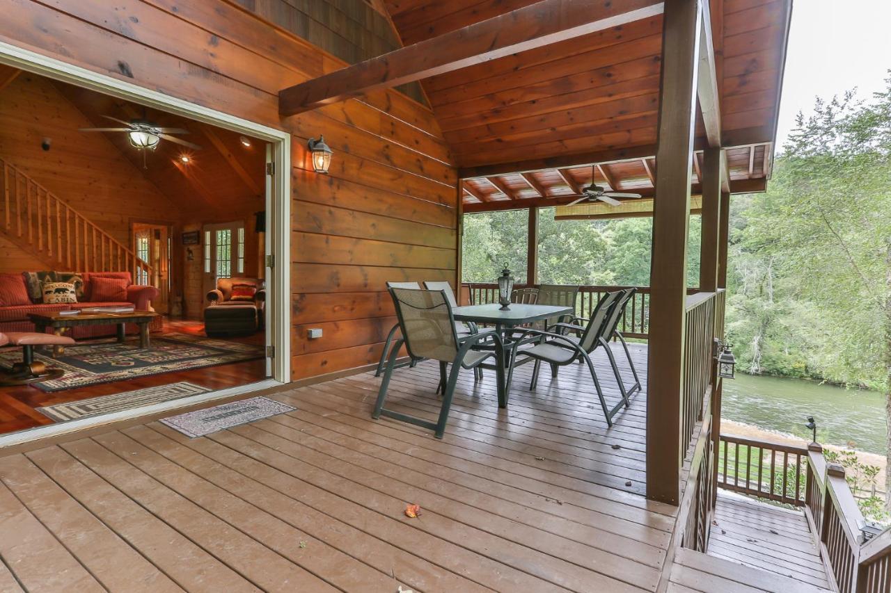 Heaven On The Toccoa Where You Will Enjoy The Sites And Sounds Of The Toccoa River Mineral Bluff 外观 照片