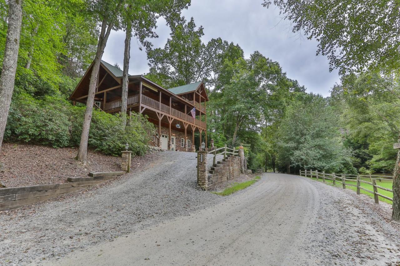 Heaven On The Toccoa Where You Will Enjoy The Sites And Sounds Of The Toccoa River Mineral Bluff 外观 照片