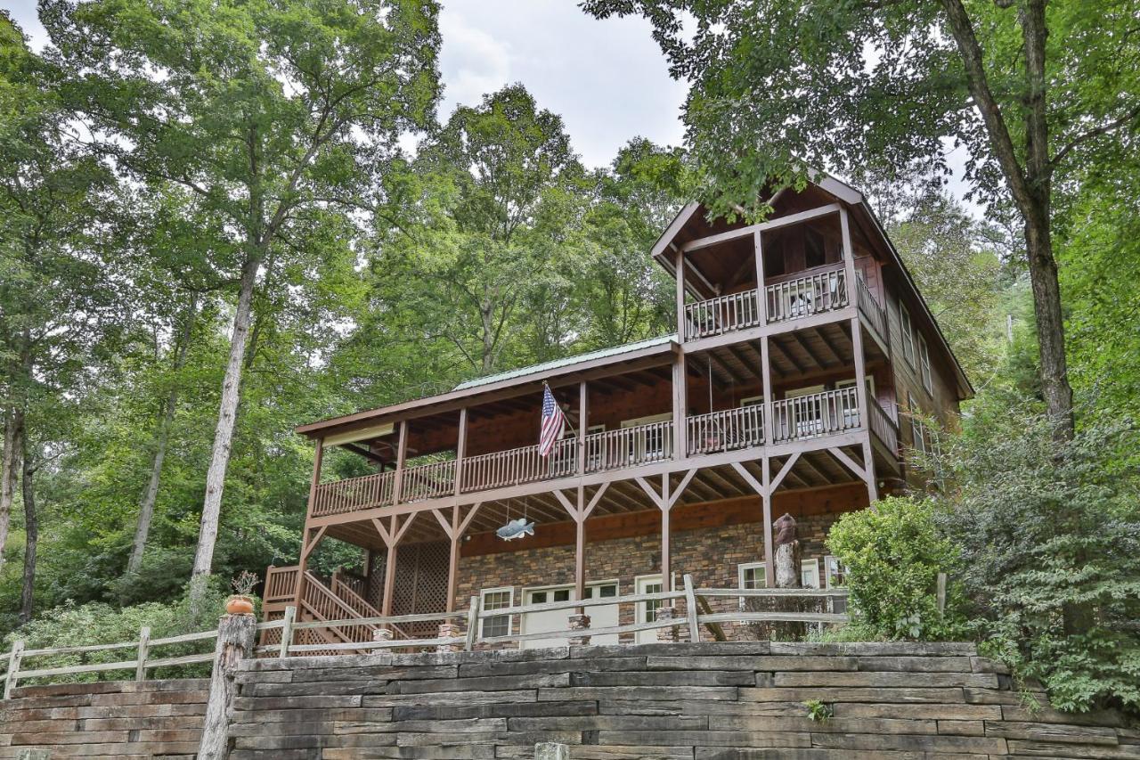 Heaven On The Toccoa Where You Will Enjoy The Sites And Sounds Of The Toccoa River Mineral Bluff 外观 照片